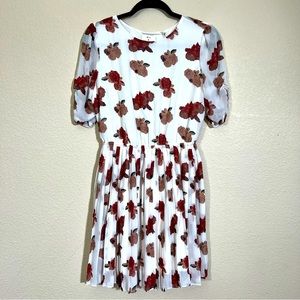 Pins needles M rose print dress